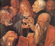 Albrecht Durer The Manile of the Pope oil